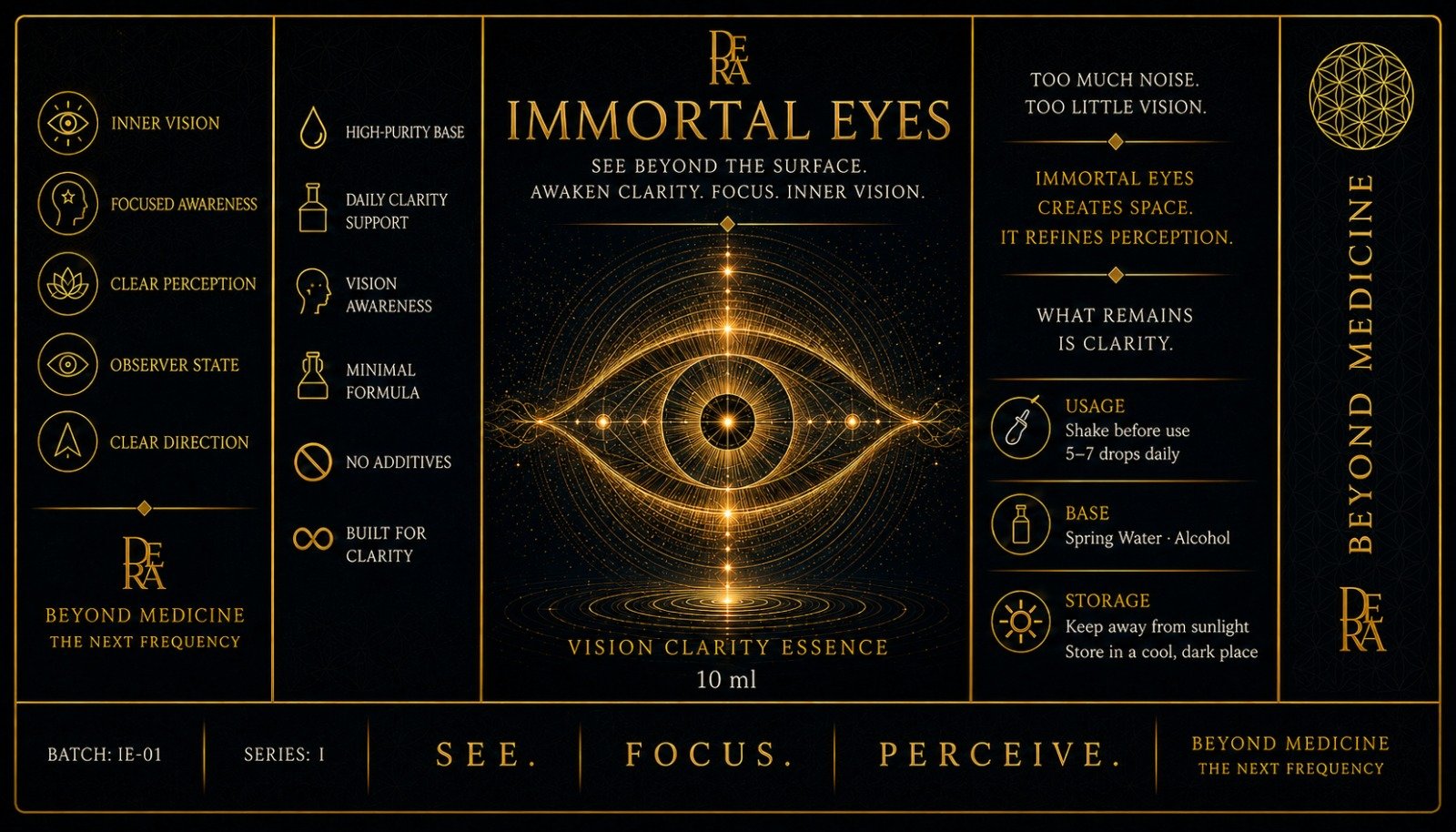 Immortal Eyes label