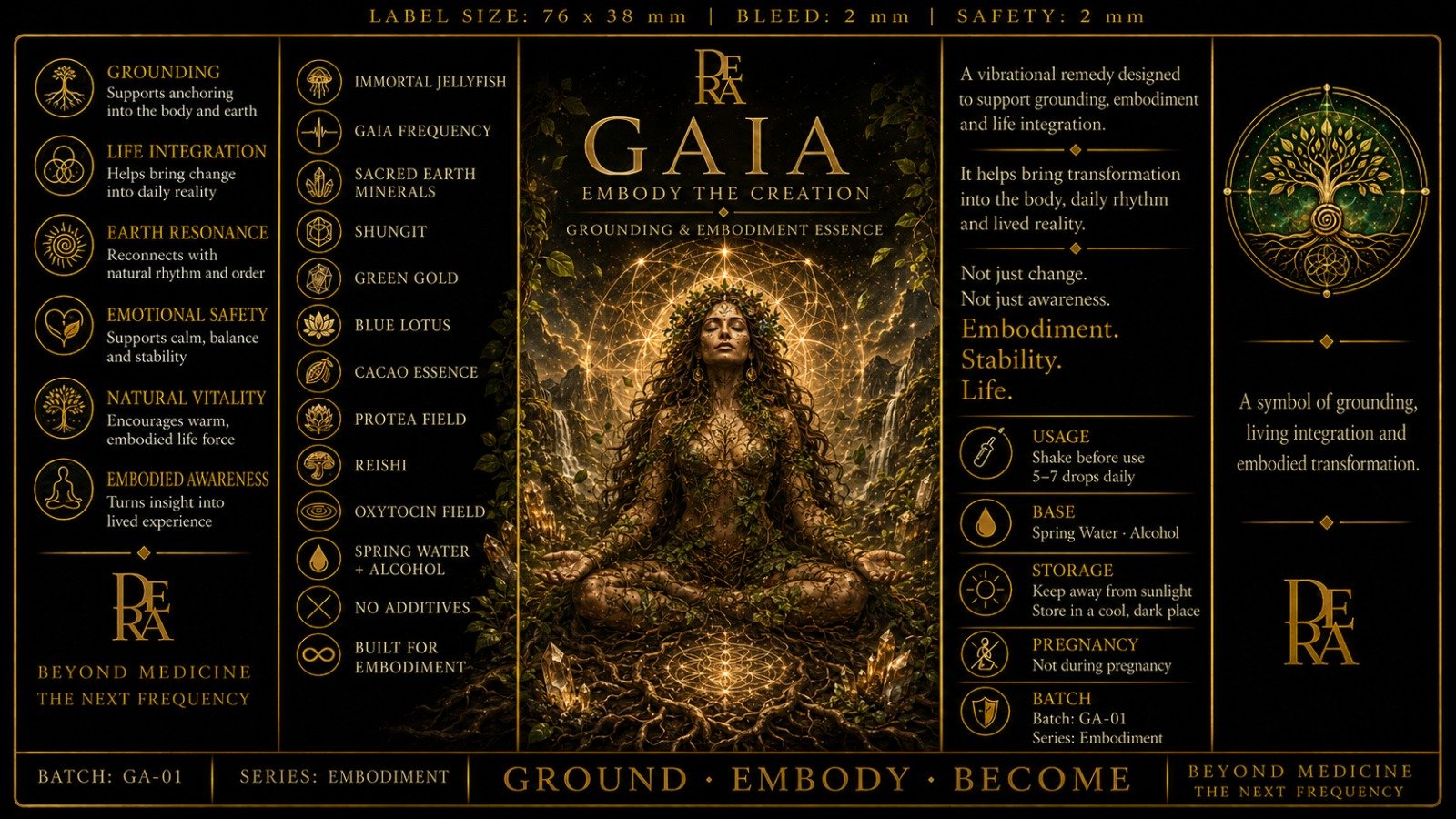 Immortal Gaia label