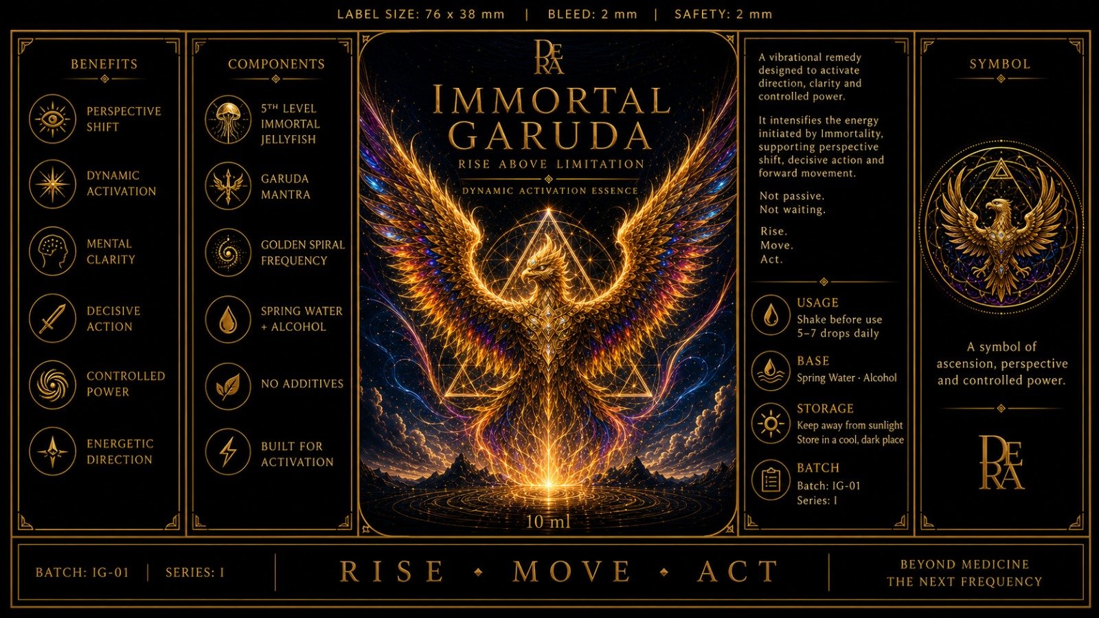 Immortality Garuda label