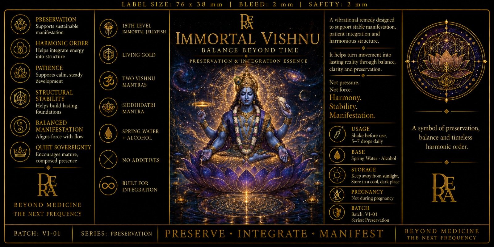 Immortal Vishnu label