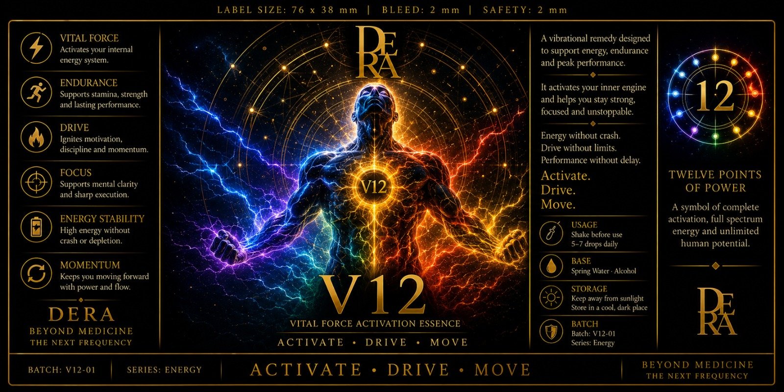 V12 label