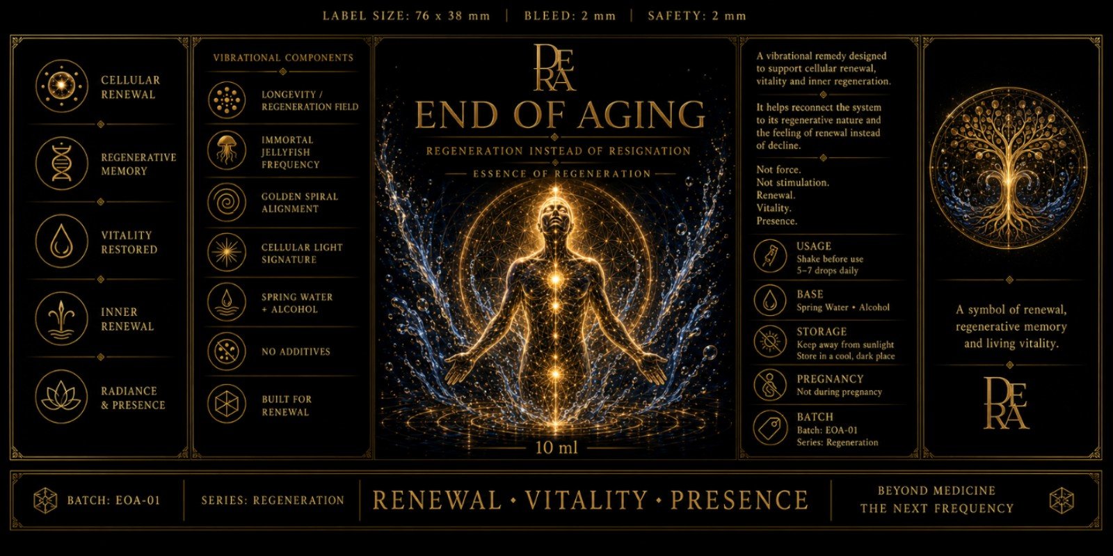End of Aging label