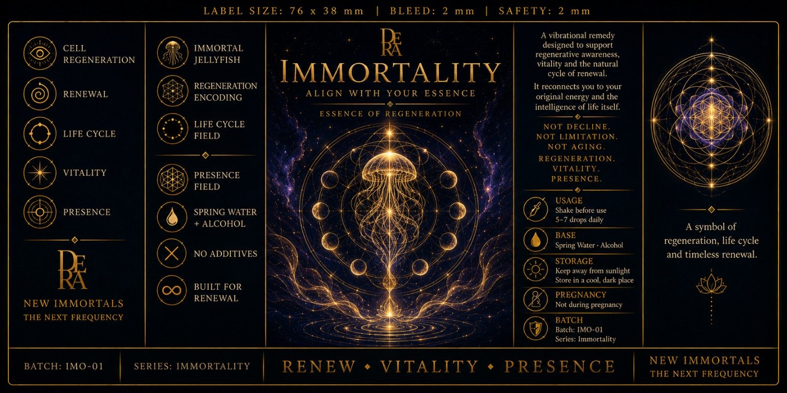 Immortality label