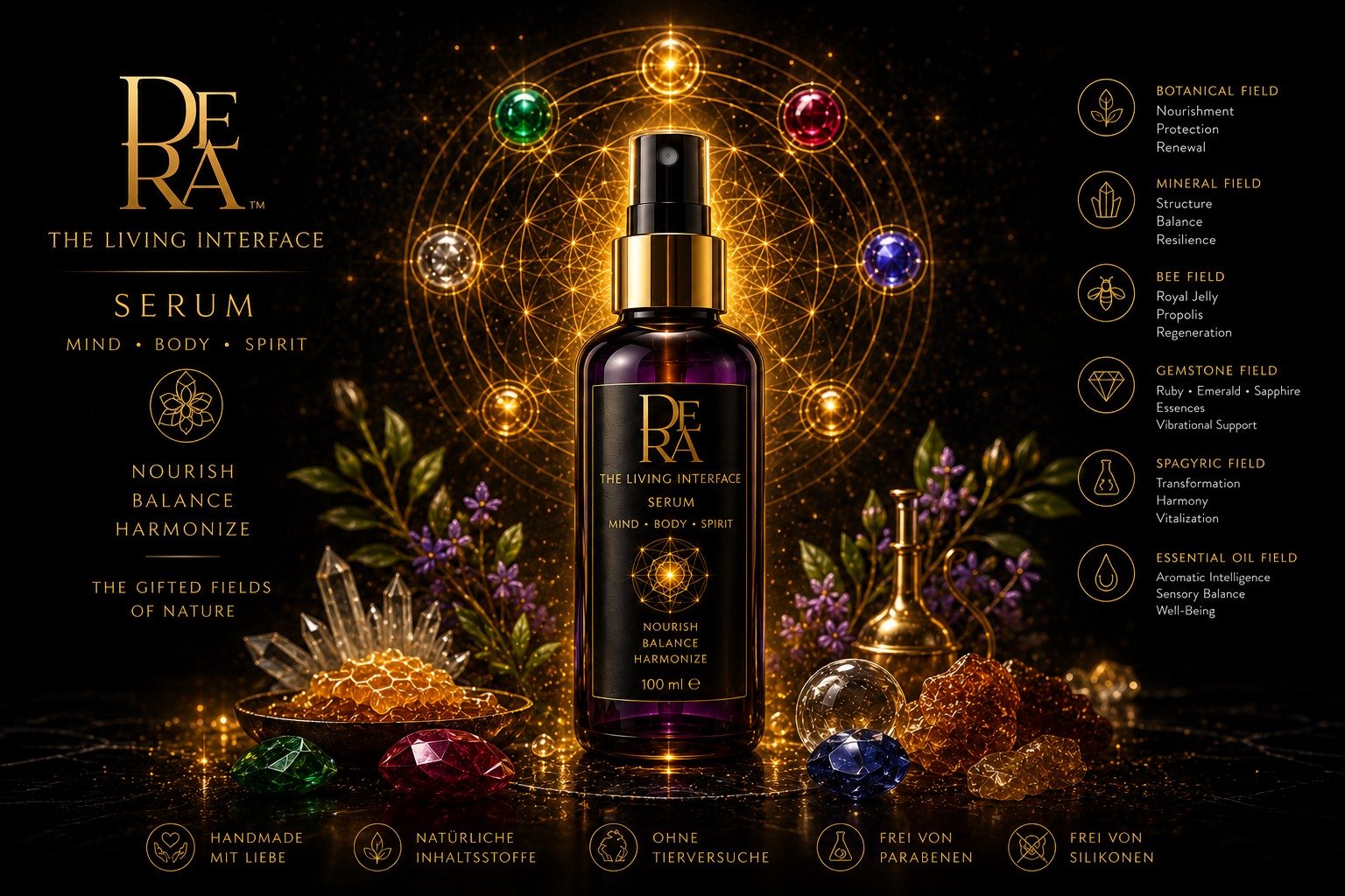 The Living Interface Serum Vibrational Remedy